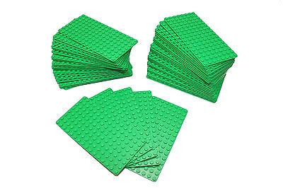 Genuine LEGO Base Plate 8x16 MiniFigure - LOT of 50 - BRIGHT GREEN Thin - NEW 280215941088 | eBay