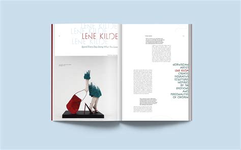 Artist Interview Magazine Layout :: Behance