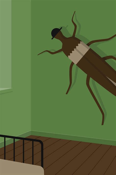 Kafka's Metamorphosis - A Captivating Illustration by Robert Fiszer