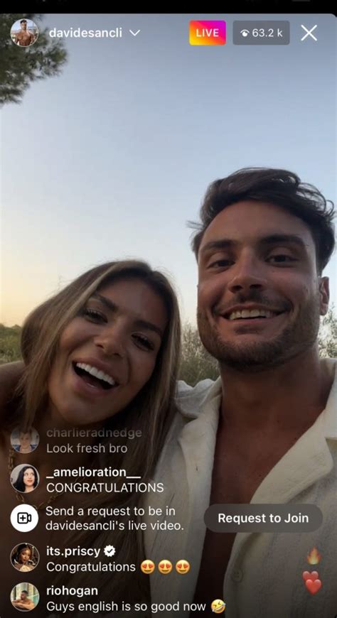 Love Island: Davide and Ekin-Su surprise fans with first Instagram live ...