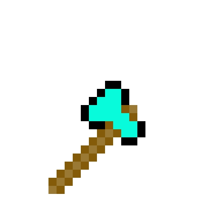 piq - Minecraft Axe | 100x100 pixel art by Zuiu1