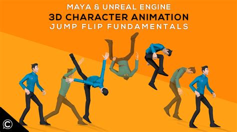 3D Character Animation Jump Flip Fundamentals