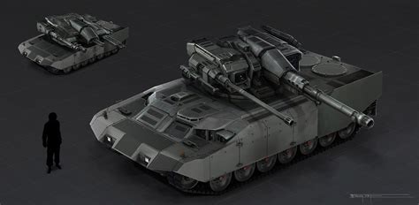 Tank models by MuYoung Kim | Future tank, Tanks military, Sci fi tank