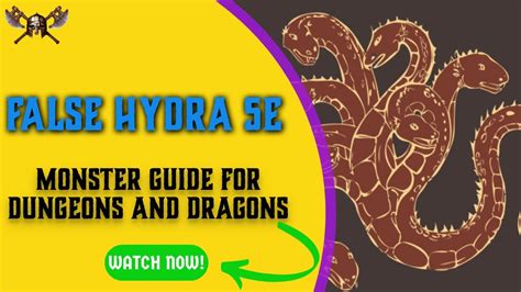 False Hydra 5e - Monster Guide for Dungeons and Dragons | Soundwise