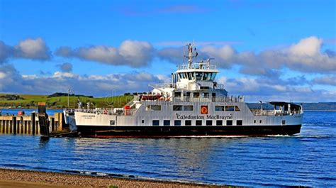 Landscape Cal Mac Ferry Largs Ayrshire Scotland Editorial Stock Photo - Image of harbour ...