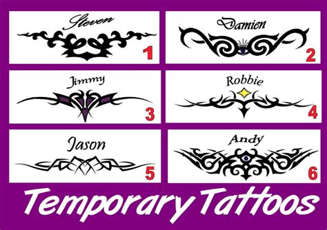 Stylish Tribal Tramp Stamp Temporary By Nzace