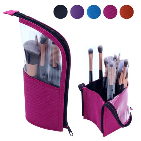 Amazon.com: Travel Makeup Brush Bag,Chomeiu Makeup Brush Set Holder ...