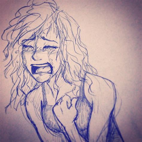 Depressed Girl Crying Drawing at GetDrawings | Free download