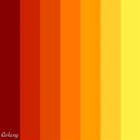 red-orange + golden yellow | Color palette yellow, Yellow colour scheme ...