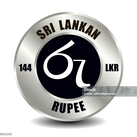 Sri Lankan Rupee Lkr Stock Illustration - Download Image Now - Abbreviation, Banking, Black ...