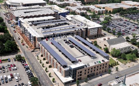 Photovoltaic panels at UT Arlington - University of Texas at Arlington