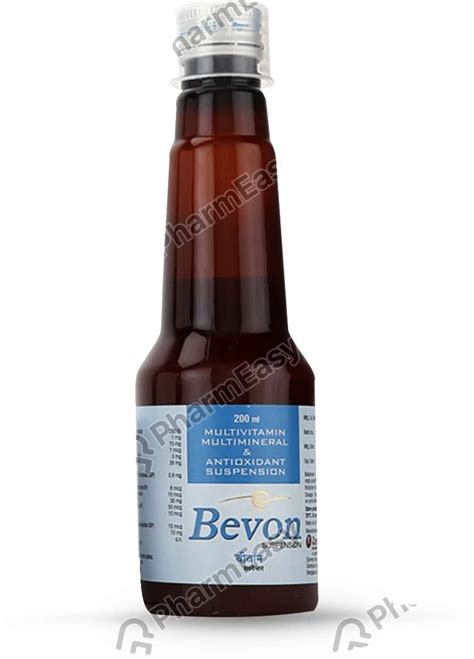 Bevon Bottle Of 200ml Suspension: Uses, Side Effects, Price & Dosage | PharmEasy