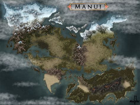 I tried in making a more realistic style world map. : r/inkarnate