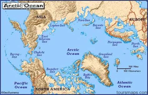 Map Of The Arctic Ocean - ToursMaps.com