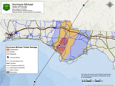 Florida Hurricane Damage Map - Printable Maps