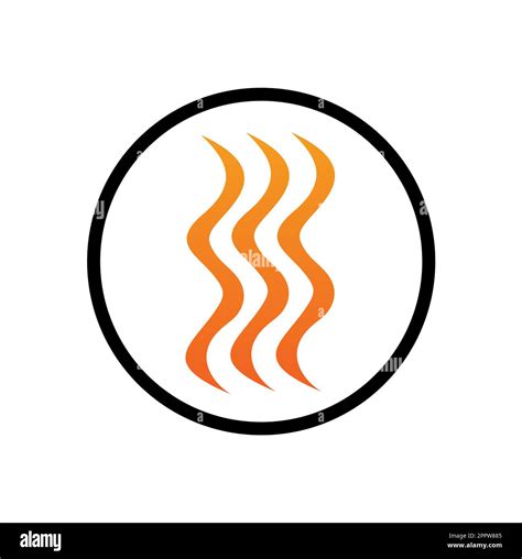 Heat Wave Symbol Logo Icon Stock Vector Image & Art - Alamy
