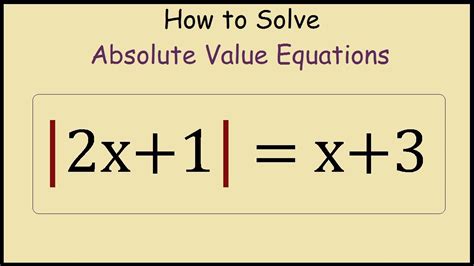 how to solve absolute value problems on sat