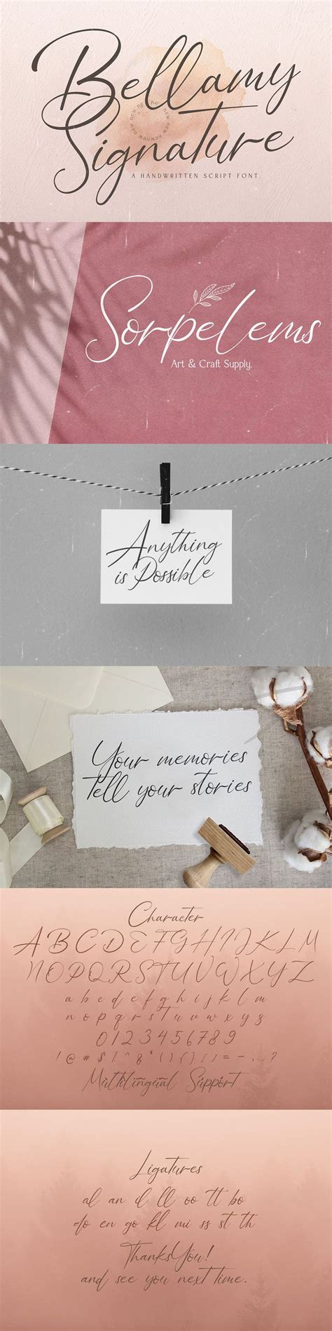 Bellamy Signature - Handwritten Font | Signature fonts, Cool fonts, Wedding invitations