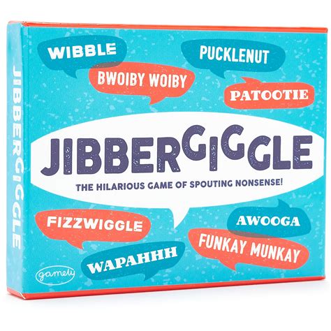 Buy Gamely Jibbergiggle: The Hilarious Pocketsize Party Game Of Nonsense Words And Funny Faces ...