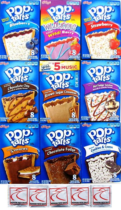 9 Pack! The Ultimate Pop Tarts Variety Pack 9 Flavors - Bundle of 9 Boxes, 1 of Each Flavor ...