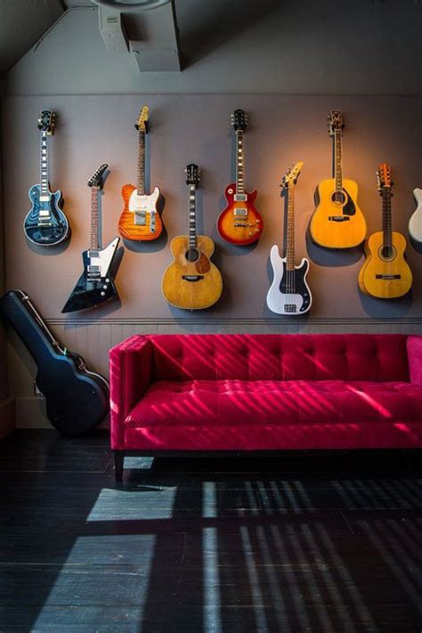 20 Cool Ways To Display Your Guitar Collections | HomeMydesign