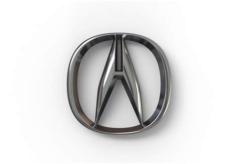 Acura logo | 3D CAD Model Library | GrabCAD