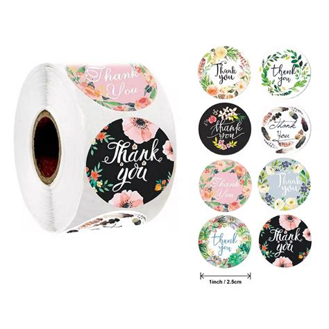 Flower Thank You Stickers | Shop Today. Get it Tomorrow! | takealot.com