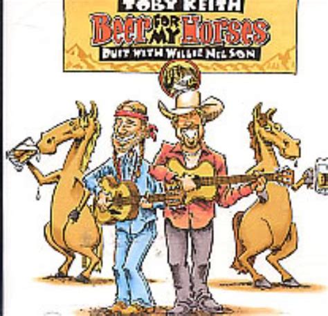 Willie Nelson Beer For My Horses US Promo CD single (CD5 / 5") (253461)