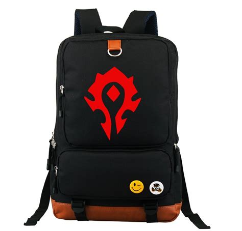 World of Warcraft Kids School Book Children Backpacks Men Bag Teenages WOW Games Students ...