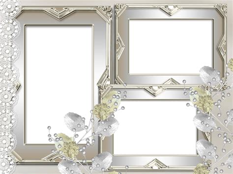 Silver Frame Clipart for Home Decor