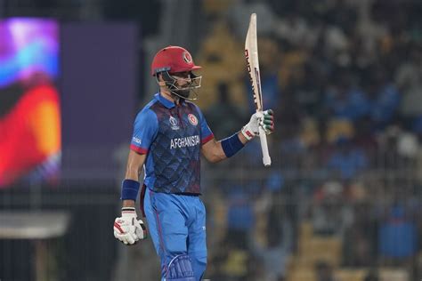 Ibrahim Zadran celebrates his half-century | ESPNcricinfo.com