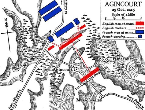 Battle Maps: The Hundred Years' War — Agincourt