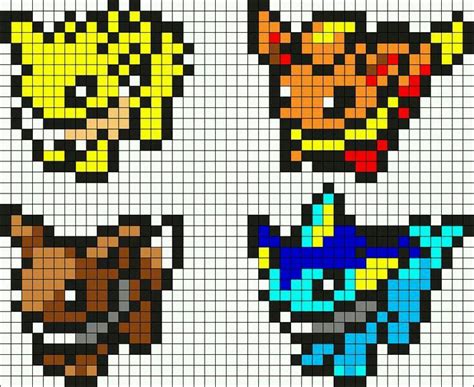 Pin by kristy bradford on Pokémon | Pokemon perler beads, Pokemon cross stitch, Pixel art pokemon