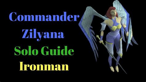 OSRS - Commander Zilyana Solo Guide for Ironmen - YouTube