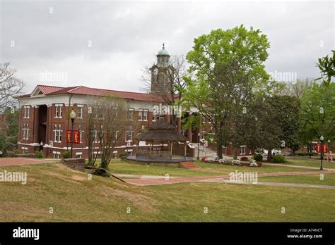 Tuskegee Alabama White Hall on the campus of Tuskegee Institute Stock Photo - Alamy