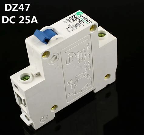 DZ47 DC 1P 25A 250V Solar energy Air breaker DC MCB Electrical swich ...