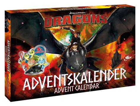 CRAZE 57323 How to Train Advent Calendar, Dragons, Multi Color – TopToy