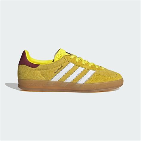 Adidas Originals Gazelle Trainers In Yellow Lyst, 54% OFF