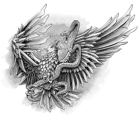 Mexican flag eagle (2) | Images :: Behance