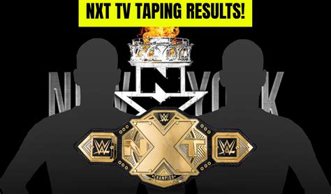 NXT CHAMPIONSHIP MATCH SET FOR NEW YORK? |NXT Taping Results(March 20th ...