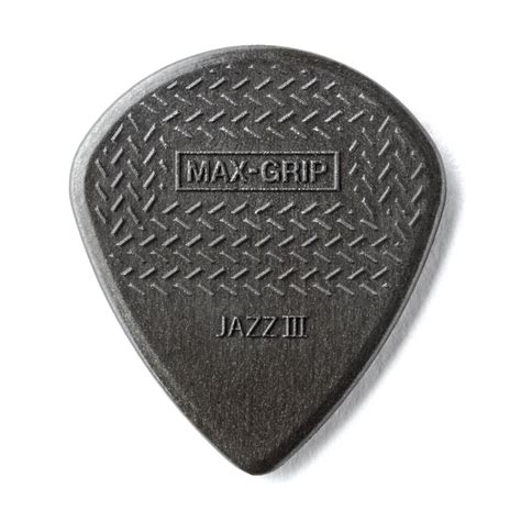 DUNLOP MAX-GRIP® JAZZ III CARBON FIBER GUITAR PICK | Music Gear ...