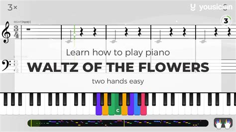 Learn how to play Waltz Of The Flowers on Piano | Yousician