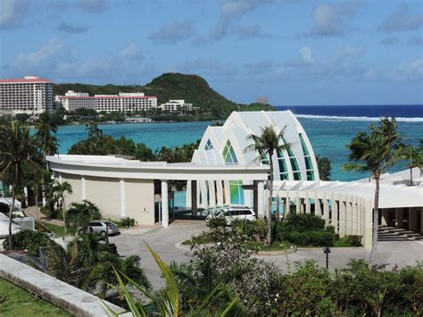 View looking south from the Marriott Hotel, Tumon Beach. Marriott Hotels, Guam, Lacrosse, Spring ...