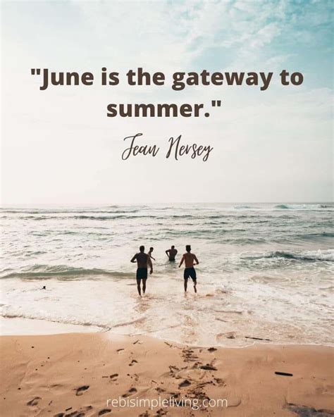 25 June Quotes for the Start of the Perfect Summer - Rebi Simple Living