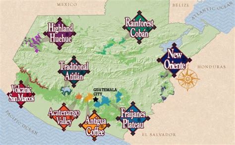 Guatemalan Coffees ® 8 Regions Espresso Coffee, Black Coffee, Coffee Tea, Coban, Honduras ...