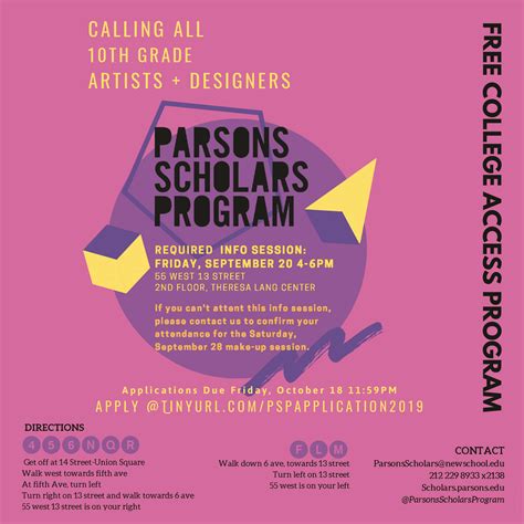 Parsons Scholars – Pre College Program