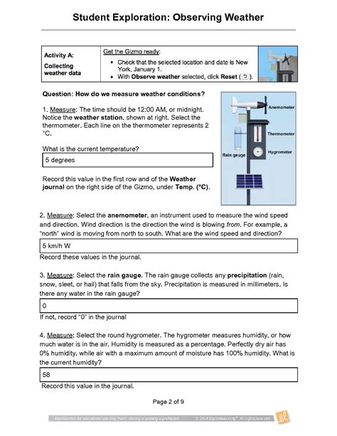 Weather Maps Gizmo Quiz Answer Key: Tips To Ace Your Next Quiz ...