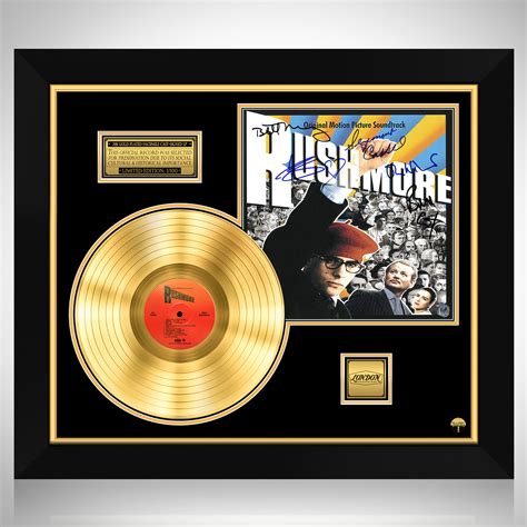 Rushmore Soundtrack Gold LP Limited Signature Edition Custom Frame | RARE-T