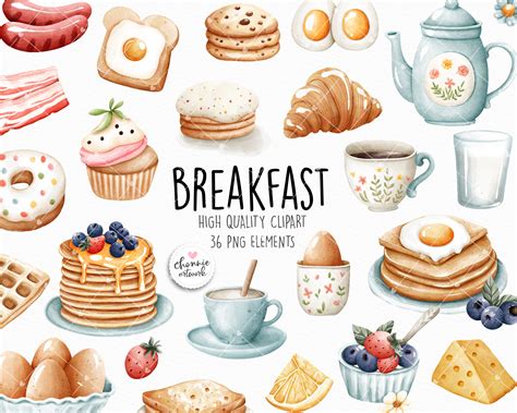 Free Funny Breakfast Clipart