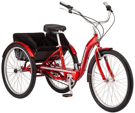 Buy Schwinn Meridian Deluxe Adult Tricycle Bike, Three Wheel Cruiser ...